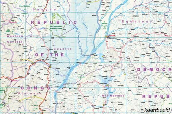 Congo landkaart, wegenkaart 1:2.000.000 9783831771912  Reise Know-How Verlag WMP, World Mapping Project  Landkaarten en wegenkaarten Congo en Congo-Brazzaville