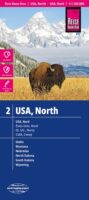 USA-02  North landkaart, wegenkaart 1:1.200.000 9783831773534  Reise Know-How Verlag WMP, World Mapping Project  Landkaarten en wegenkaarten Washington, Oregon, Idaho, Wyoming, Montana