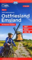 ADFC-05 Ostfriesland/Emsland | fietskaart 1:150.000 9783969901182  ADFC / BVA Radtourenkarten 1:150.000  Fietskaarten Ostfriesland
