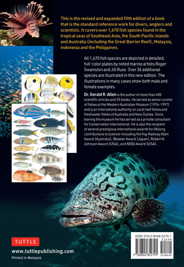A Field Guide to Tropical Reef Fishes of the Indo-Pacific 9780804852791  Periplus   Natuurgidsen Zeeën en oceanen
