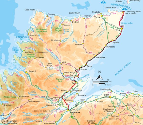 John o Groats Trail | wandelgids 9781786310576  Cicerone Press   Meerdaagse wandelroutes, Wandelgidsen de Schotse Hooglanden (ten noorden van Glasgow / Edinburgh)