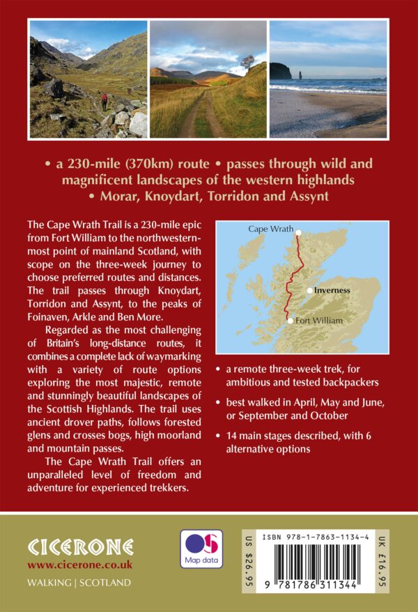The Cape Wrath Trail | wandelgids 9781786311344  Cicerone Press   Meerdaagse wandelroutes, Wandelgidsen de Schotse Hooglanden (ten noorden van Glasgow / Edinburgh)