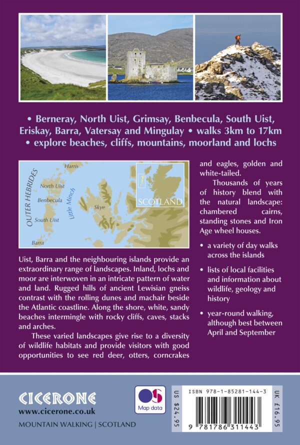wandelgids Uist and Barra, Walking on 9781786311443  Cicerone Press   Wandelgidsen Skye & the Western Isles