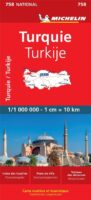 Michelin wegenkaart 758  Turkije 1:1.000.000 9782067259157  Michelin   Landkaarten en wegenkaarten Turkije