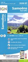 wandelkaart 3530ET Samoëns, Haut Giffre 1:25.000 9782758553526  IGN IGN 25 Franse Alpen/ Nrd.helft  Wandelkaarten Mont Blanc, Chamonix, Haute-Savoie
