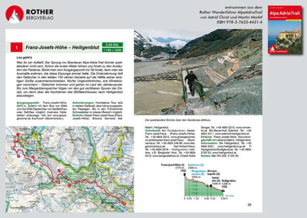 wandelgids AlpeAdriaTrail Rother Wanderführer 9783763344314  Bergverlag Rother RWG  Meerdaagse wandelroutes, Wandelgidsen Zuid-Tirol, Dolomieten