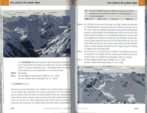 Skitourenführer Lechtaler Alpen | skitoerengids 9783956111624  Panico Verlag Panico Skitourenführer  Wintersport Tirol