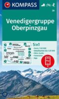Kompass wandelkaart KP-38 Venedigergruppe-Oberpinzgau 9783991215998  Kompass Wandelkaarten Kompass Oostenrijk  Wandelkaarten Osttirol, Salzburger Land & Stiermarken