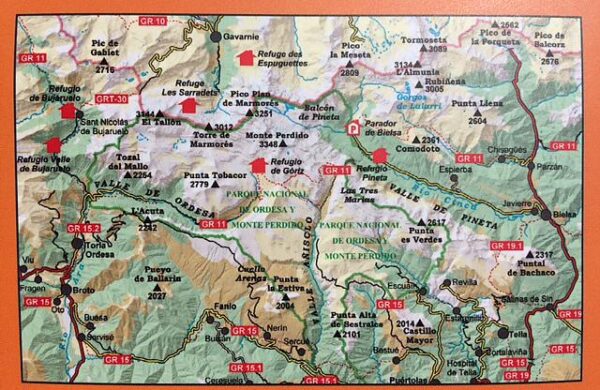 wandelkaart Ordesa y Monte Perdido 1:25.000 9788480908146  Editorial Alpina   Wandelkaarten Spaanse Pyreneeën