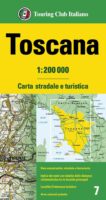 TCI-07  Toscana  1:200.000 9788836579747  TCI Italië Wegenkaarten  Landkaarten en wegenkaarten Toscane, Florence