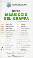 wandelkaart Grappa-Massief - Massiccio del Grappa 1:25.000 8052275704628  S.E.L.C.A. Club Alpino Italiano  Wandelkaarten Veneto, Friuli