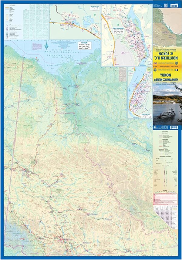 ITM Yukon & Northwest Territories | landkaart, autokaart 1:1.000.000 9781771291033  International Travel Maps   Landkaarten en wegenkaarten West-Canada