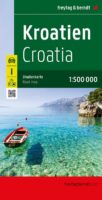 Kroatië | autokaart, wegenkaart 1:500.000 9783707921861  Freytag & Berndt   Landkaarten en wegenkaarten Kroatië