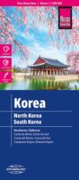 landkaart, wegenkaart Korea 1:700.000 (noord- en zuid-) 9783831772537  Reise Know-How Verlag WMP Polyart  Landkaarten en wegenkaarten Korea