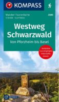 KP-2505 Westweg Schwarzwald wandelkaart 1:50,000 9783991217695  Kompass Wandelkaarten Kompass Zwarte Woud  Meerdaagse wandelroutes, Wandelkaarten Zwarte Woud