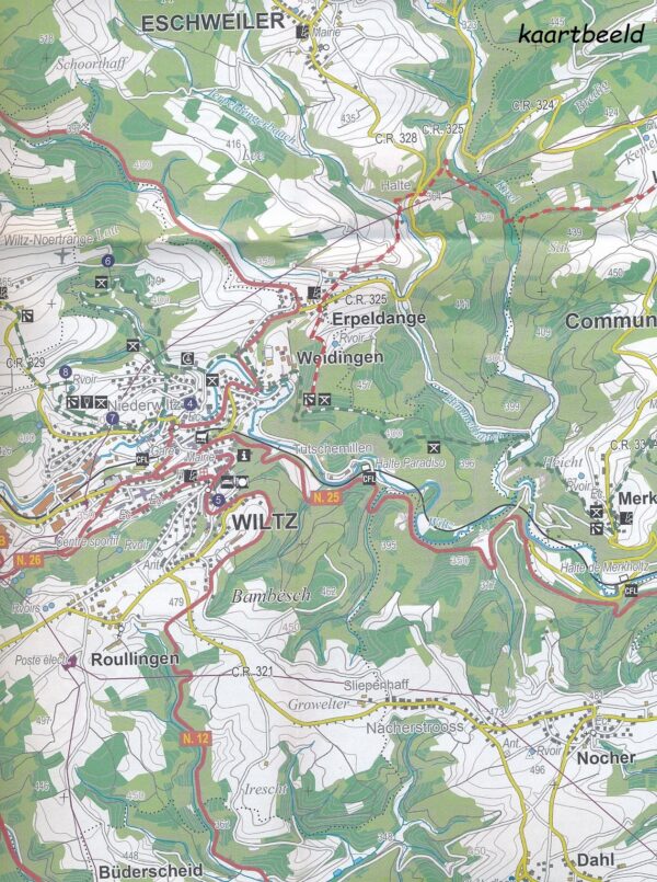 Escapardenne Eisleck Trail, wandelkaart 1:25.000 9789462356030  NGI / VVV NGI / VVV wandelkaarten  Wandelkaarten Wallonië (Ardennen)