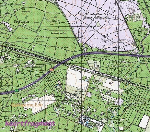 39F  Wageningen topografische wandelkaart 1:25.000 TK25.39F  Kadaster / Geo-Informatie Top. kaarten Gelderland  Wandelkaarten Arnhem en de Veluwe, Nijmegen en het Rivierengebied