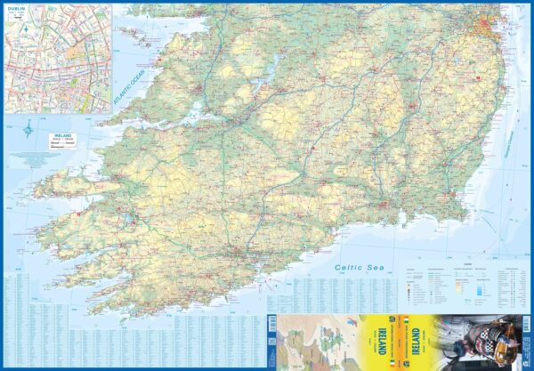 ITM Ireland - Ierland | landkaart, autokaart 1:1.350.000 9781771293693  International Travel Maps   Landkaarten en wegenkaarten Ierland