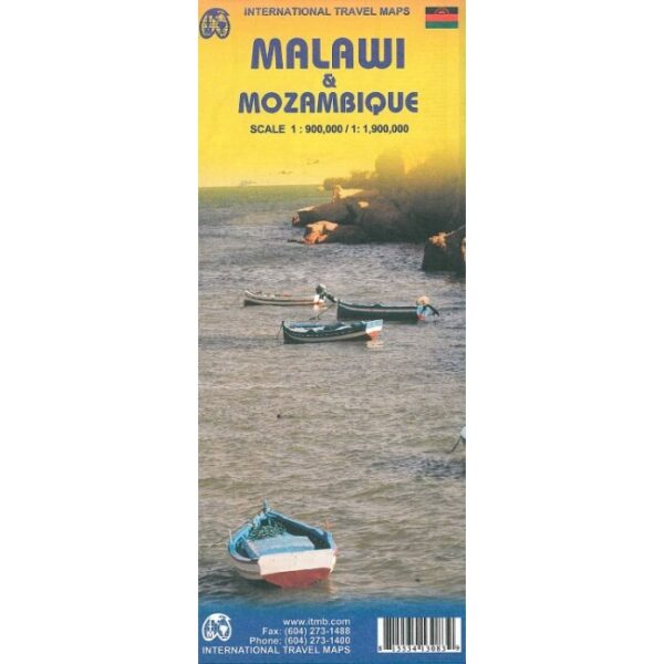 ITM Malawi en Mozambique | landkaart, autokaart 9781771294799  International Travel Maps   Landkaarten en wegenkaarten Angola, Zimbabwe, Zambia, Mozambique, Malawi