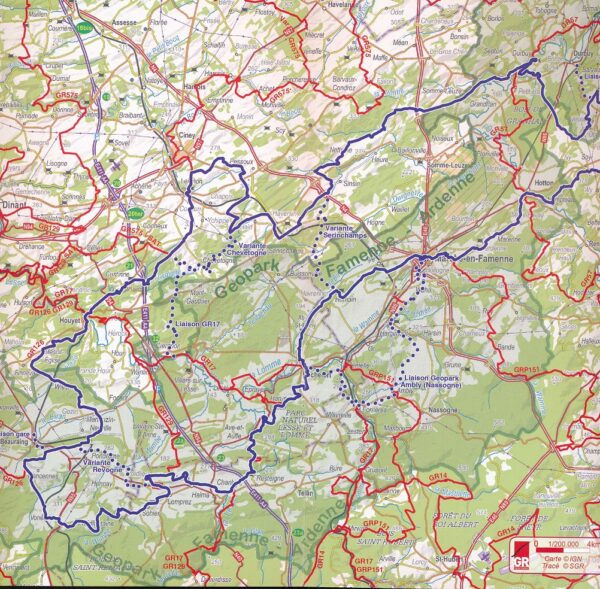 GR-577  Tour de la Famenne | wandelgids 9782931078099  Grote Routepaden Topoguides  Meerdaagse wandelroutes, Wandelgidsen Wallonië (Ardennen)