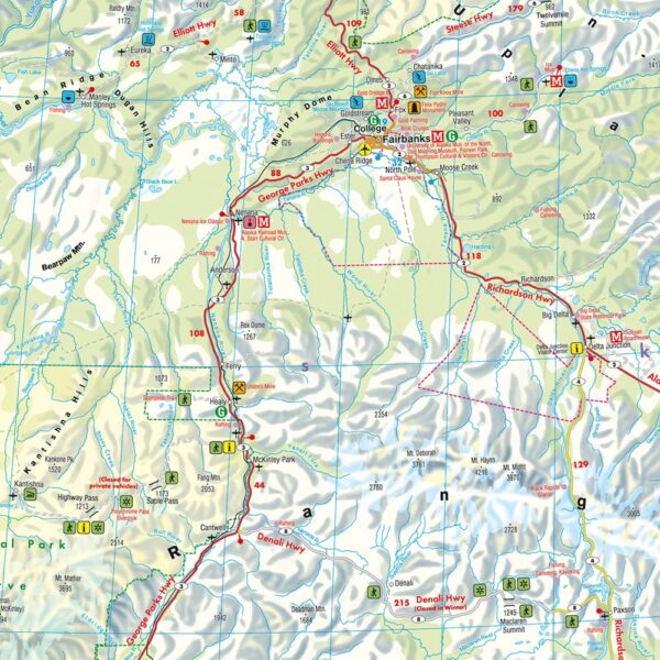 Alaska | wegenkaart,  autokaart 1:1.500.000 9783707921816  Freytag & Berndt   Landkaarten en wegenkaarten Alaska