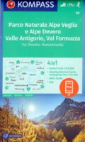 Kompass wandelkaart KP-89  Parco Naturale Alpe Veglia 9783991218869  Kompass Wandelkaarten Kompass Italië / Piemonte  Wandelkaarten Turijn, Piemonte