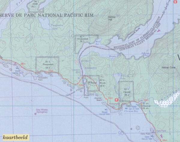 ITM West Coast Trail Wilderness Hiking Map 1:50.000 9781771299008  International Travel Maps Wandelkaarten Canada  Wandelkaarten Vancouver en British Columbia