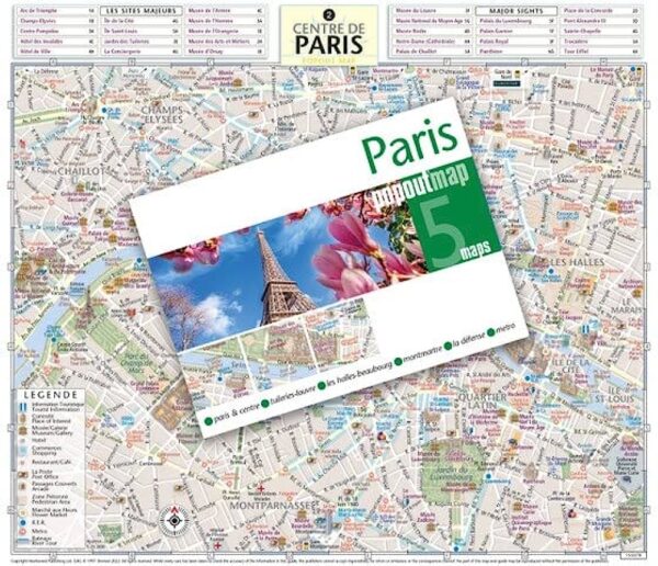 Paris pop out map | stadsplattegrondje in zakformaat 9781914515507  Grantham Book Services PopOut Maps  Stadsplattegronden Parijs, Île-de-France