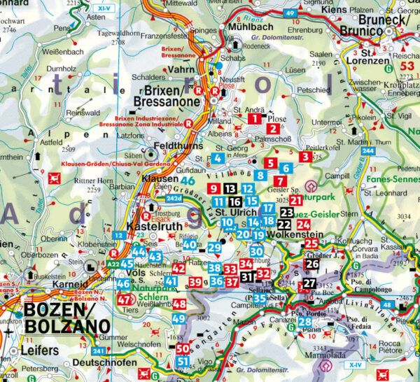wandelgids Dolomiten 1 Grödner Tal Rother Wanderführer 9783763346868  Bergverlag Rother RWG  Wandelgidsen Zuid-Tirol, Dolomieten