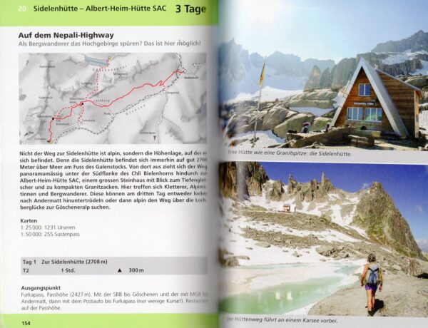 Alpinwandern von Hütte zu Hütte 9783859024502 David Coulin Schweizerische Alpen Club (SAC) SAC Clubführer  Klimmen-bergsport Zwitserland