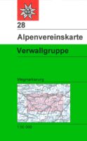 Alpenverein wandelkaart AV-28  Verwallgruppe 1:50.000 [2022] 9783948256166  AlpenVerein Alpenvereinskarten  Wandelkaarten Vorarlberg