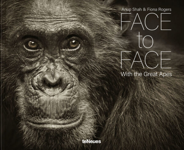 fotoboek Face to Face With the Great Apes 9783961714926 Anup Shah, Fiona Rogers TeNeues   Natuurgidsen Wereld als geheel