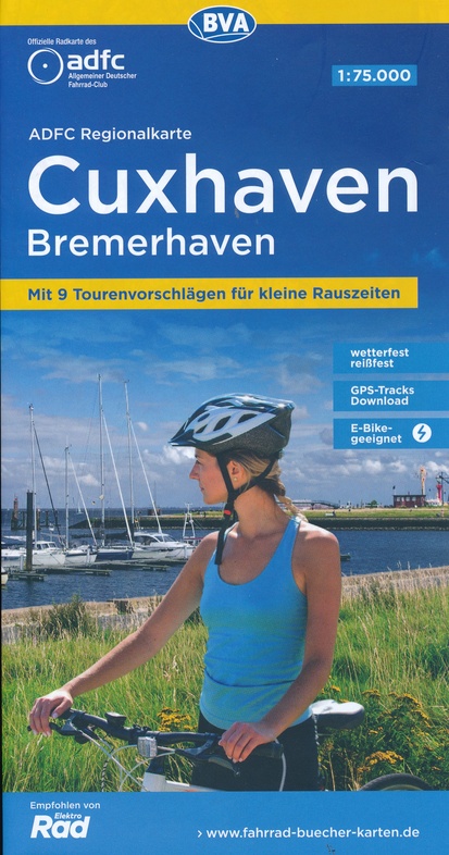 Cuxhaven / Bremerhaven omgeving fietskaart 1:75,000 9783969900857  ADFC / BVA ADFC Regionalkarte  Fietskaarten Bremen, Ems, Weser, Hannover & overig Niedersachsen