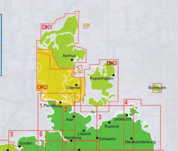 ADFC-DK2 Zuid-Jutland & Funen (Fyn) | fietskaart 1:150.000 9783969901601  ADFC / BVA Radtourenkarten 1:150.000  Fietskaarten Fyn en de eilanden, Jutland