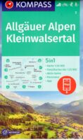 Kompass wandelkaart KP-3  Allgäuer Alpen, Kleinwalsertal 9783991219521  Kompass Wandelkaarten Kompass Oberbayern  Wandelkaarten Beierse Alpen, Vorarlberg