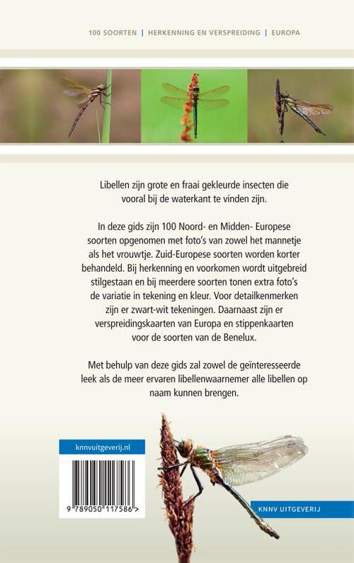 Veldgids Libellen van Europa 9789050117586 Klaas Douwe Dijkstra Kosmos Tirion Natuur  Natuurgidsen Europa