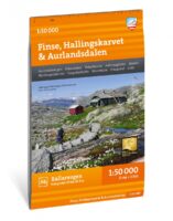 Finse, Hallingskarvet, Aurlandsdalen wandelkaart 1:50.000 9789189371514  Calazo Calazo Norge  Wandelkaarten Zuid-Noorwegen