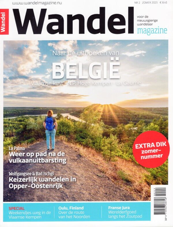 Wandelmagazine Juni 2023 WM2023B  Virtu Media Tijdschriften  Wandelreisverhalen Reisinformatie algemeen