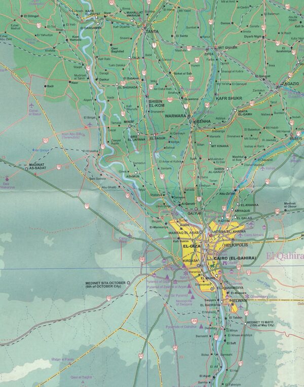 ITM Cairo and the Nile Delta1:12.500 / 700.000 9781771291811  International Travel Maps   Stadsplattegronden Egypte