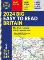 2024 Philips Big Easy to Read Road Atlas Britain | wegenatlas Groot-Brittannië 9781849076265  Octopus Publishing Group   Wegenatlassen Groot-Brittannië
