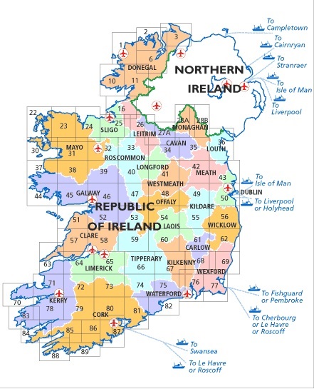 DM-85 | wandelkaart 9781912140275  Ordnance Survey Ireland Discovery Maps 1:50.000  Wandelkaarten Munster, Cork & Kerry