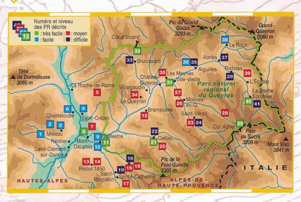 P056 Le Queyras et le Guillestrois | wandelgids 9782751412516  FFRP Topoguides  Wandelgidsen Écrins, Queyras, Hautes Alpes