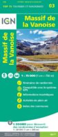 TSQ-03 Massif de la Vanoise | IGN overzichts- en wandelkaart 9782758554660  IGN TOP 75  Landkaarten en wegenkaarten, Wandelkaarten Vanoise, Savoie