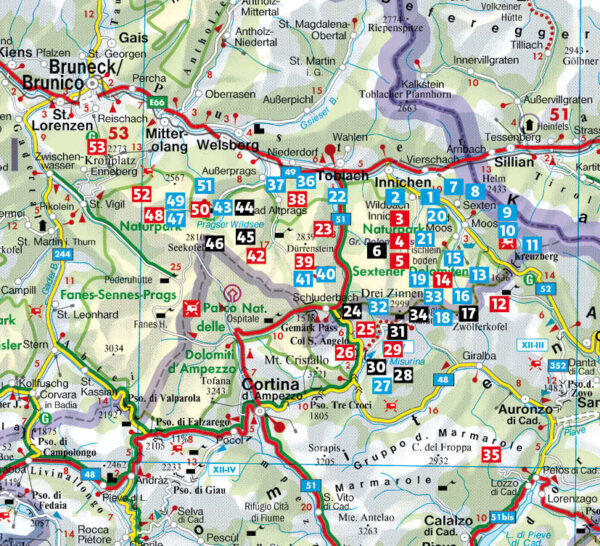 wandelgids Dolomiten 5  Sextner Dolomieten Rother Wanderführer 9783763346813 Franz Hauleitner Bergverlag Rother RWG  Wandelgidsen Zuid-Tirol, Dolomieten