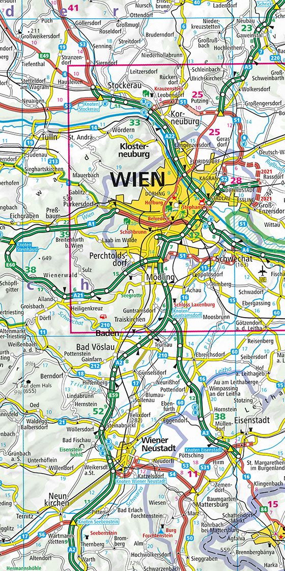 Oostenrijk, met reg., 1:500.000 9783828309944  Hallwag   Landkaarten en wegenkaarten Oostenrijk