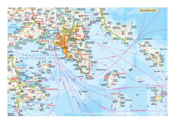 Griekenland landkaart, wegenkaart 1:650.000 9783831774432  Reise Know-How Verlag WMP, World Mapping Project  Landkaarten en wegenkaarten Griekenland