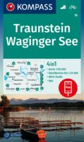 Kompass wandelkaart KP-16 Traunstein-Waginger See 9783991218296  Kompass Wandelkaarten Kompass Oberbayern  Wandelkaarten Beierse Alpen
