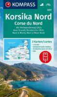 Kompass wandelkaart KP-2250 Noord-Corsica 1:50.000 9783991218975  Kompass Wandelkaarten   Wandelkaarten Corsica