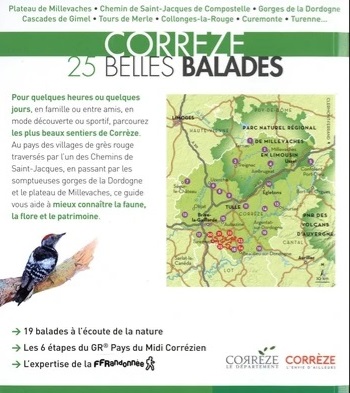Wandelgids La Corrèze 9782846405751  Dakota Guides de randonnées  Wandelgidsen Creuse, Corrèze