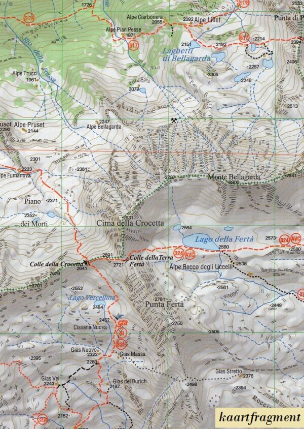 ESC-17  Alte Valli di Lanzo | wandelkaart 1:25.000 9788898520763  Escursionista Carta dei Sentieri 1:25.000  Wandelkaarten Turijn, Piemonte